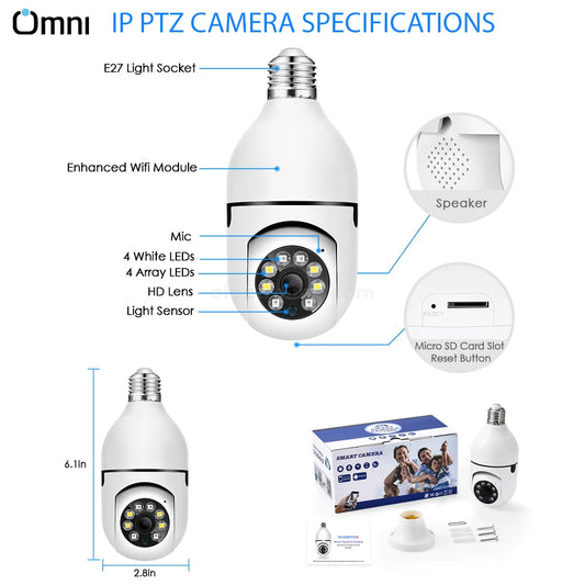 Original V380 Pro 4MP Wireless CCTV Camera 360 Degree Ip65 Water Proof (Allow to Open)