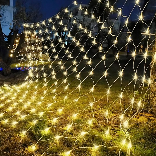 ✨ Waterproof Net Fairy Lights – 1.5×1.5 Meter Mesh Decoration Light (5V Direct Electric)