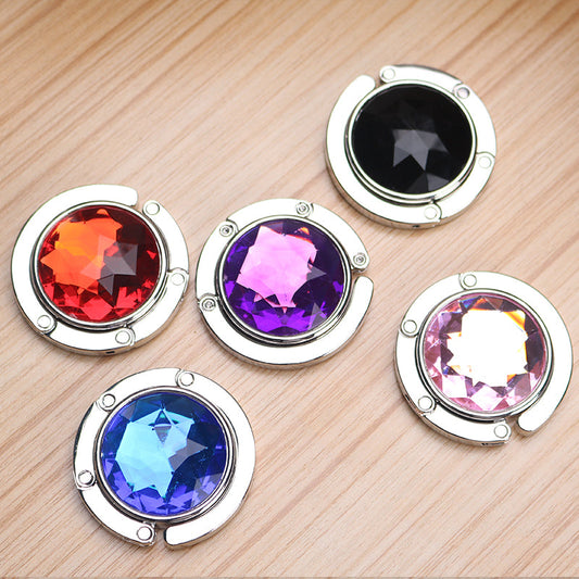 Folding Crystal Table Bag Hook