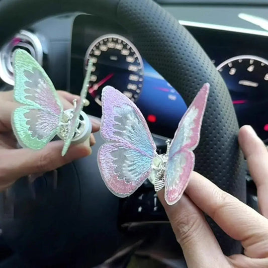 Cute Butterfly Car Dashboard Decor