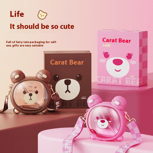 Large Capacity Cartoon Water Bottle