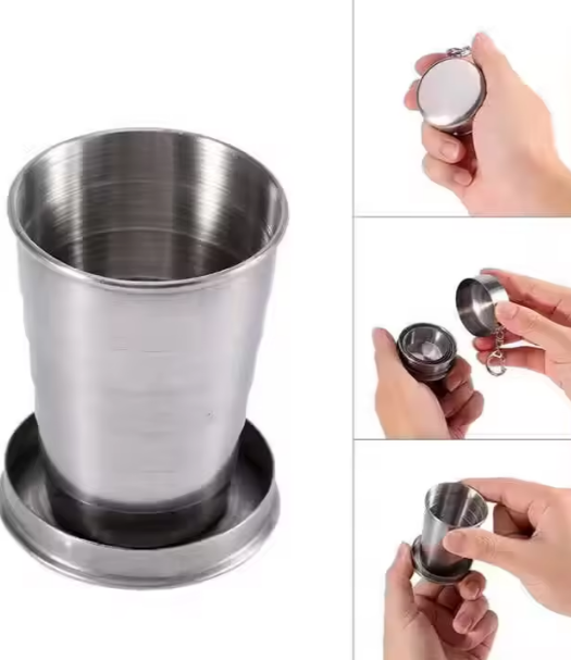 Collapsible Metal Shot Glass