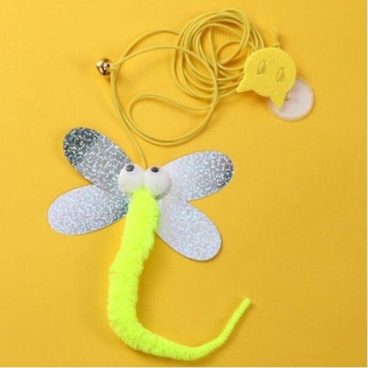 Self-Adhesive Cat Play Fishing Rod