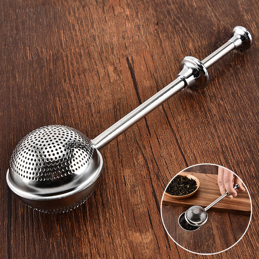 Stainless Steel Spring-operated Handle for Sugar Flour and Spices