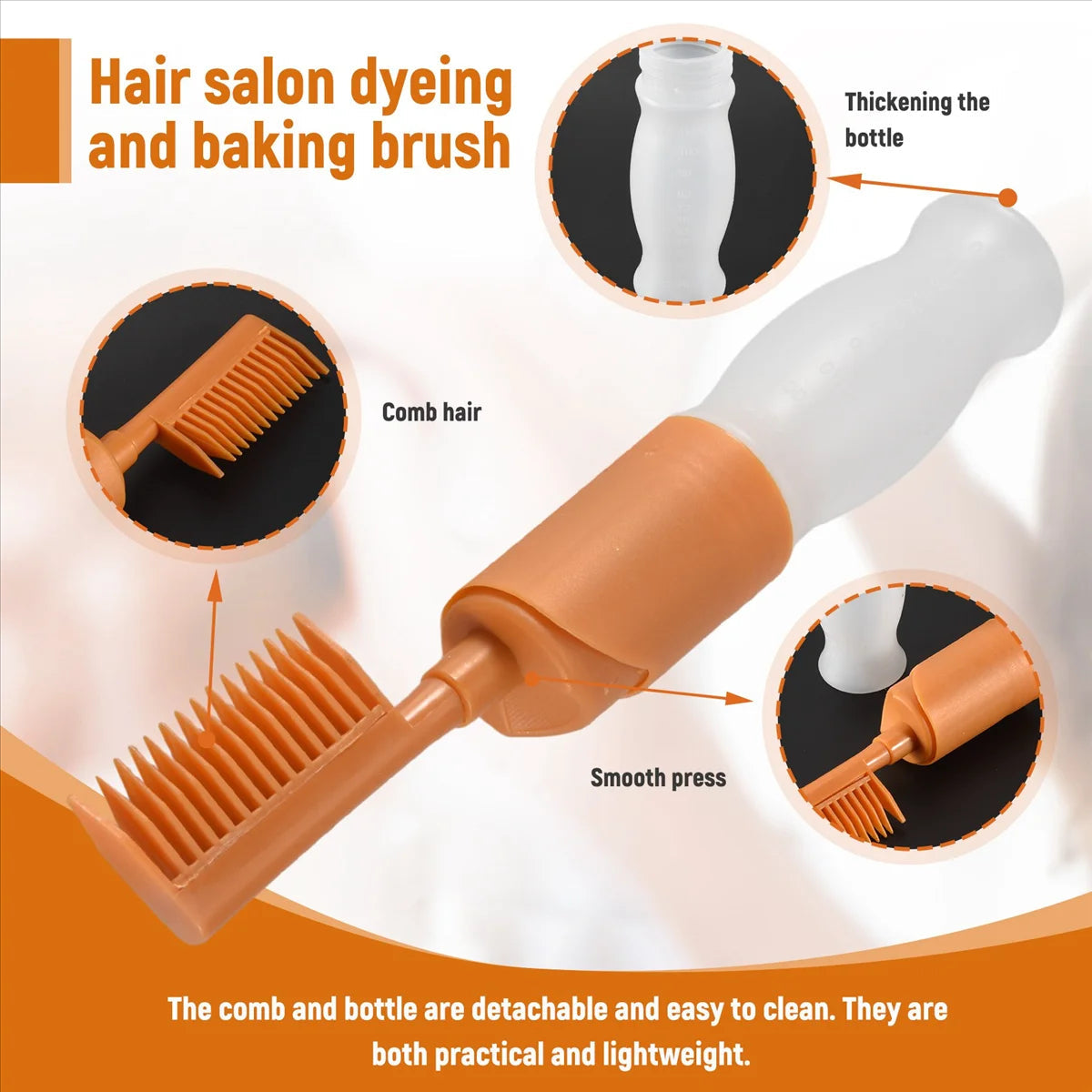 Hair Oil Brush Bottles