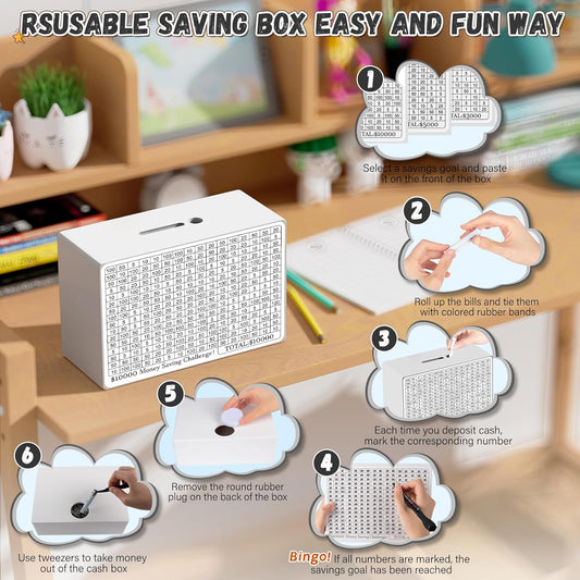 Money Box with Counting Target