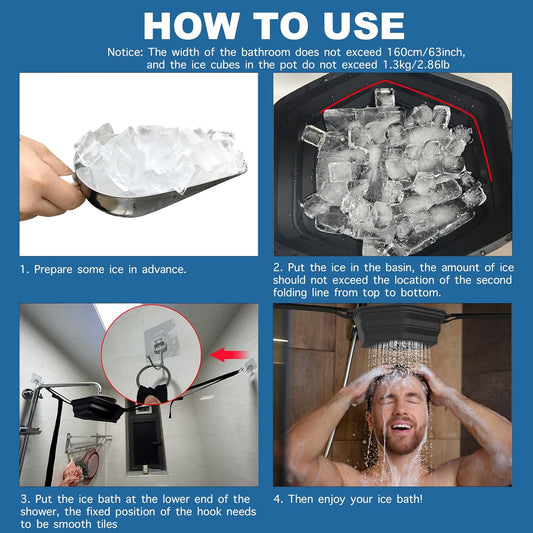 Portable Ice Bath Shower