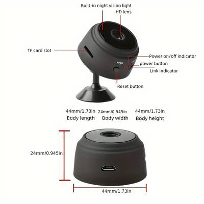Mini Security Wi-Fi Camera 1080p HD
