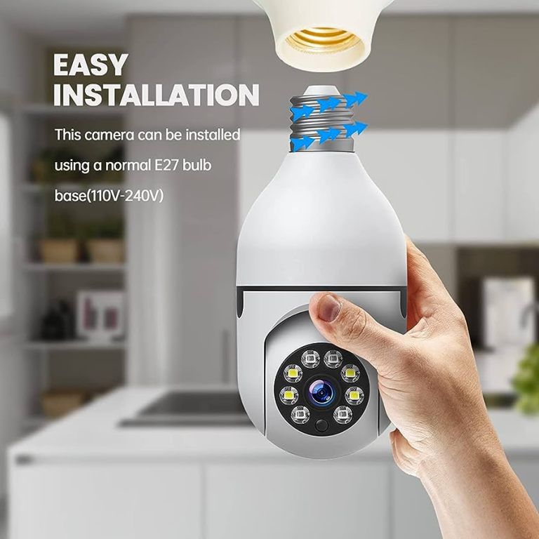 Original V380 Pro 4MP Wireless CCTV Camera 360 Degree Ip65 Water Proof (Allow to Open)