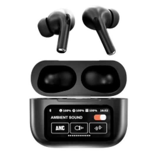 A9 Pro LED Display Earbuds with ANC/ENC (Allow to Open)