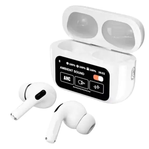 A9 Pro LED Display Earbuds with ANC/ENC (Allow to Open)