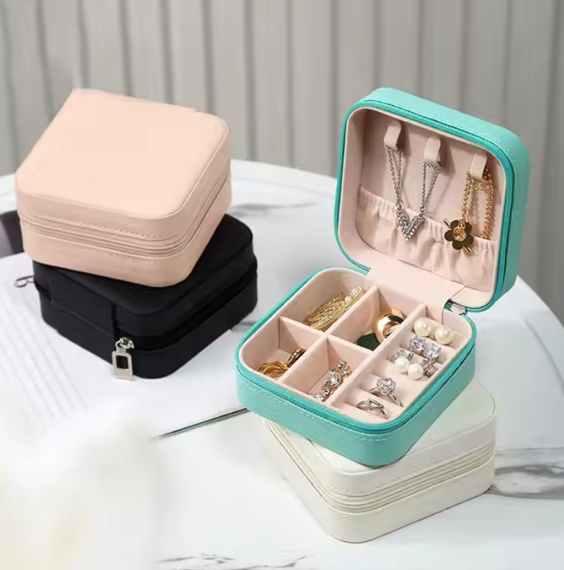 PU Leather Jewellery Organizer Box
