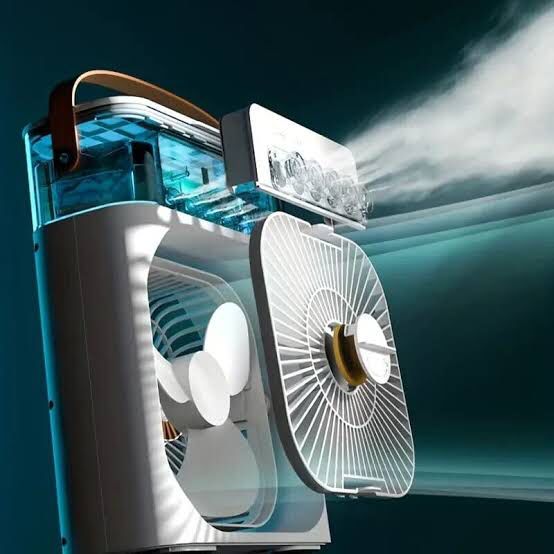 10 inch 5 in 1 Mist Cooling Fan (ALLOW TO OPEN)