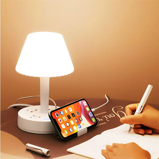 Multi-functional Nightstand Light Usb Charging Led Table Lamp