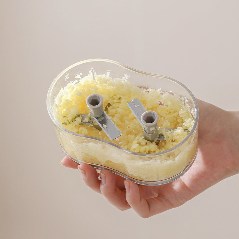 Manual Garlic Crusher Mixer Chopper