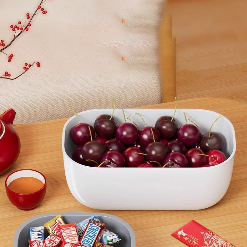 Double Layer Thick Living Room Storage Basket