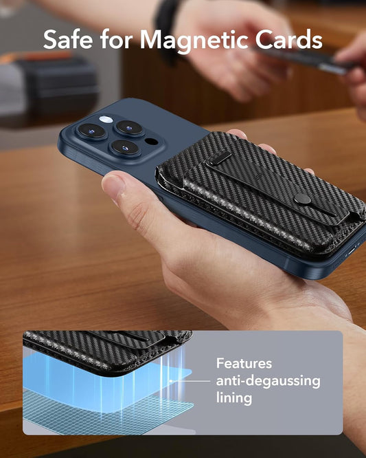 Magnetic Smart Phone Grip Wallet