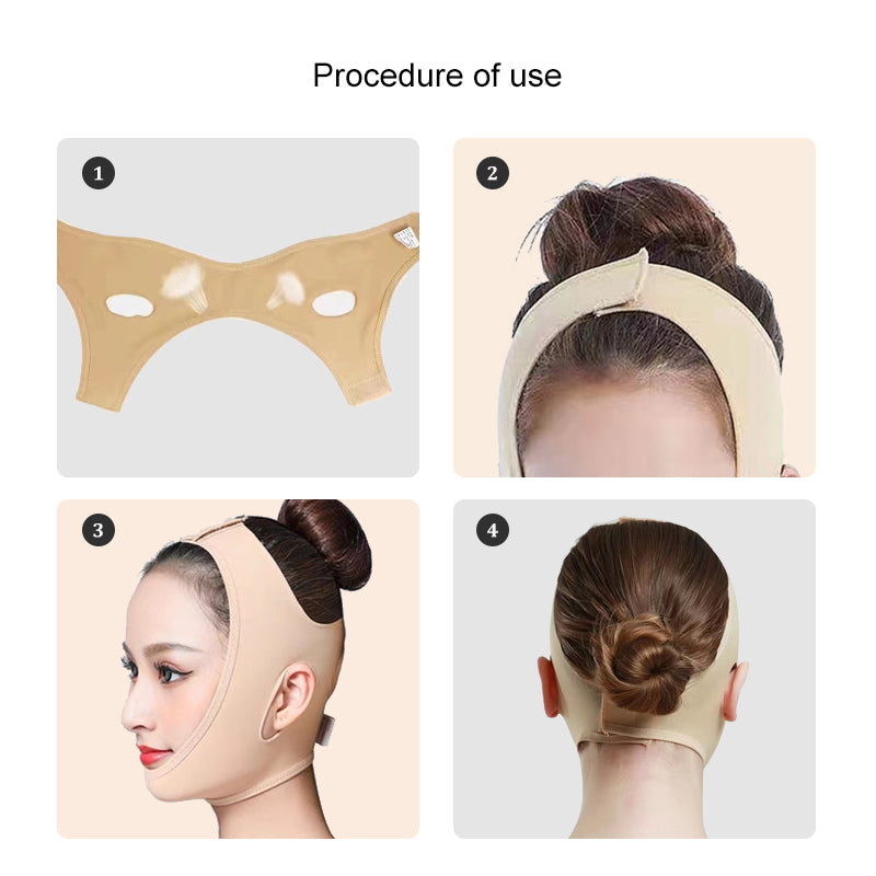 Full Face V Shaper Belt Skin Color