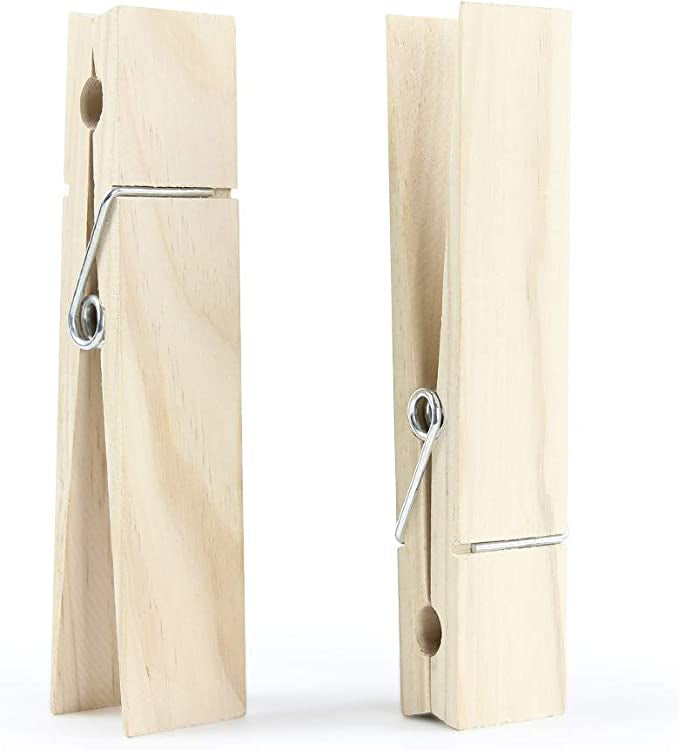 Multi-Function Wooden Clothespins
