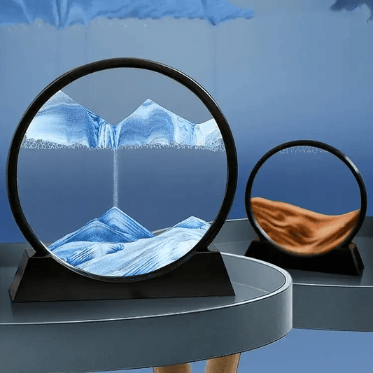 3D Color Quicksand Décor Moving Sand Lamp
