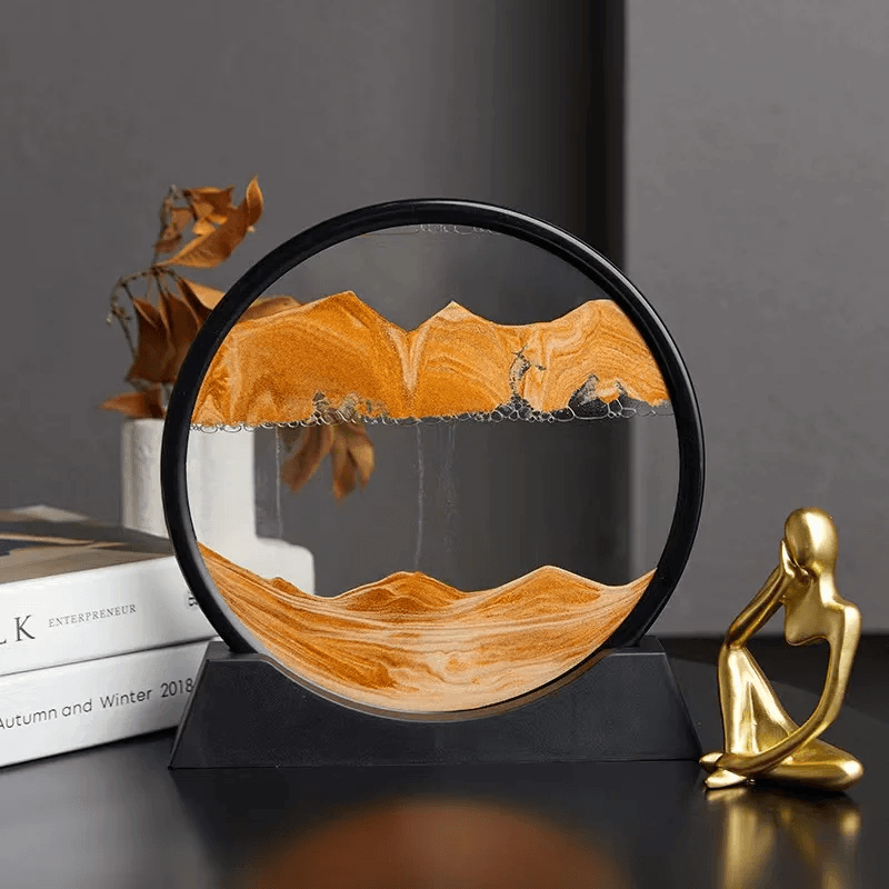 3D Color Quicksand Décor Moving Sand Lamp