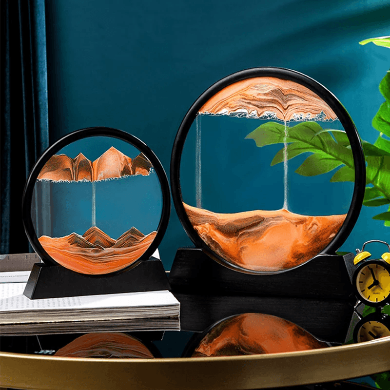 3D Color Quicksand Décor Moving Sand Lamp