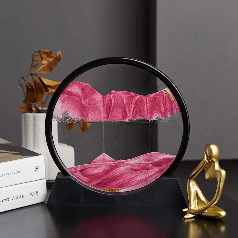 3D Color Quicksand Décor Moving Sand Lamp