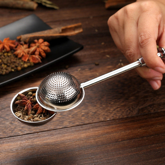 Stainless Steel Spring-operated Handle for Sugar Flour and Spices
