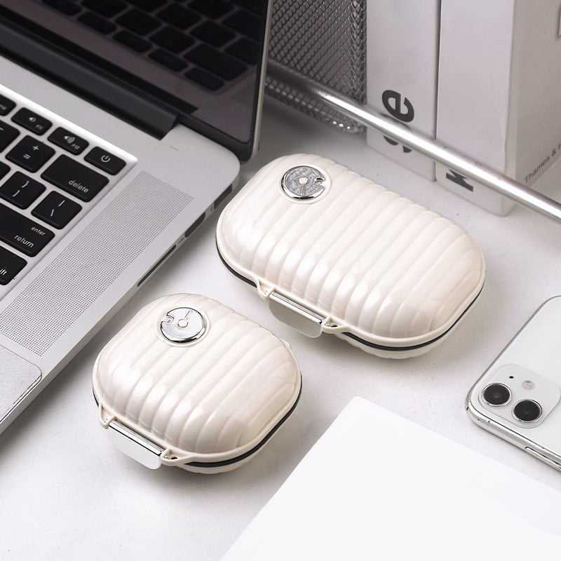 Portable Medicine Pill Organizer Box