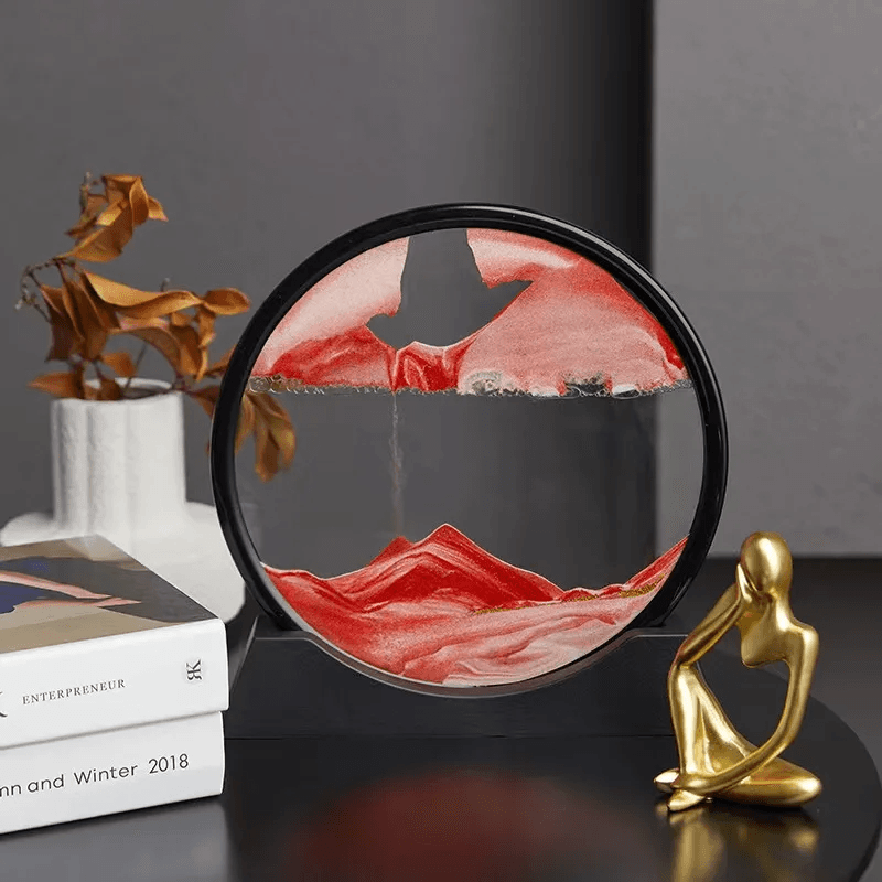 3D Color Quicksand Décor Moving Sand Lamp