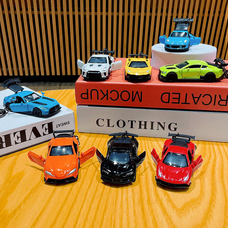 Mini Sports Car Keychain