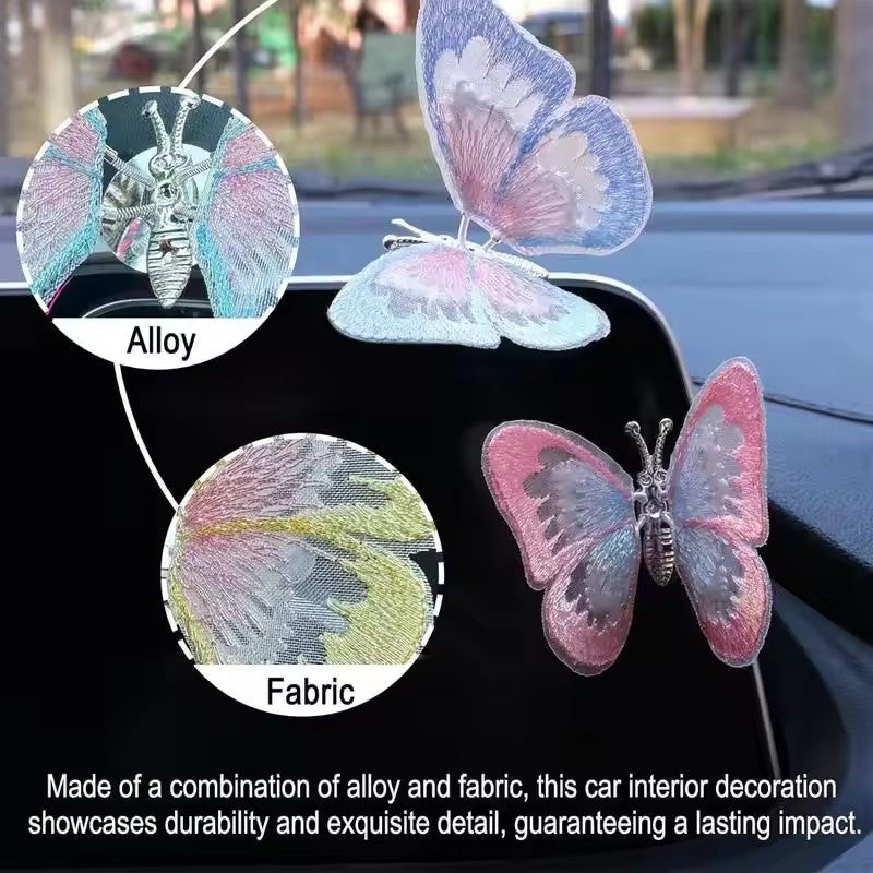 Cute Butterfly Car Dashboard Decor