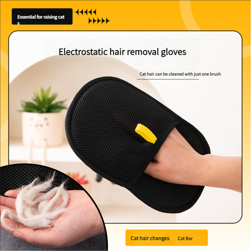 Double-Sided Pet Grooming Cleaning Gloves