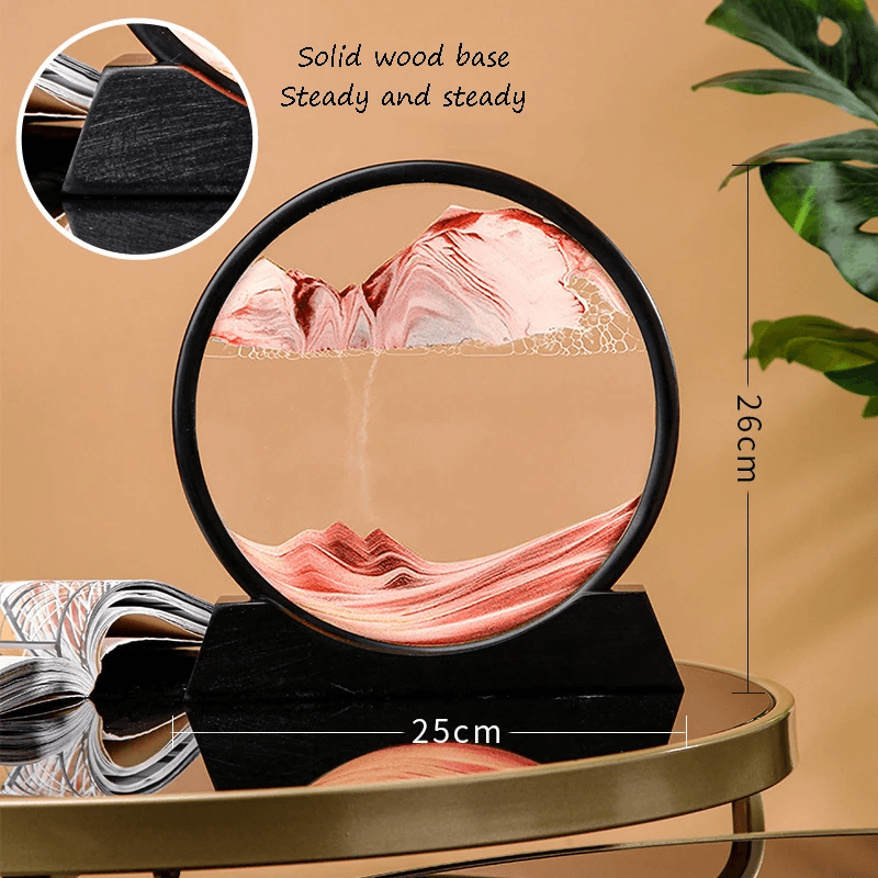 3D Color Quicksand Décor Moving Sand Lamp