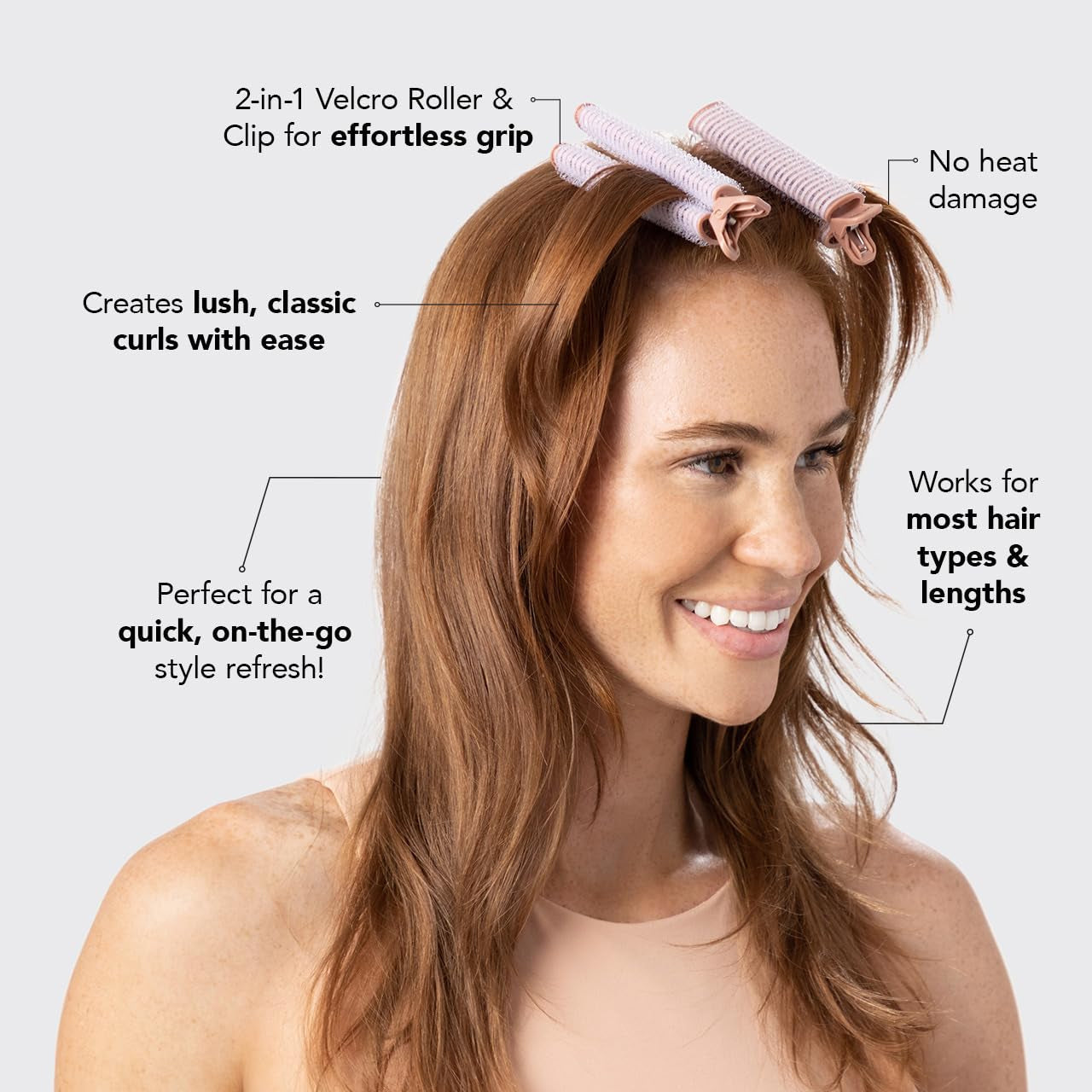 Cordless Heatless Hair Curler
