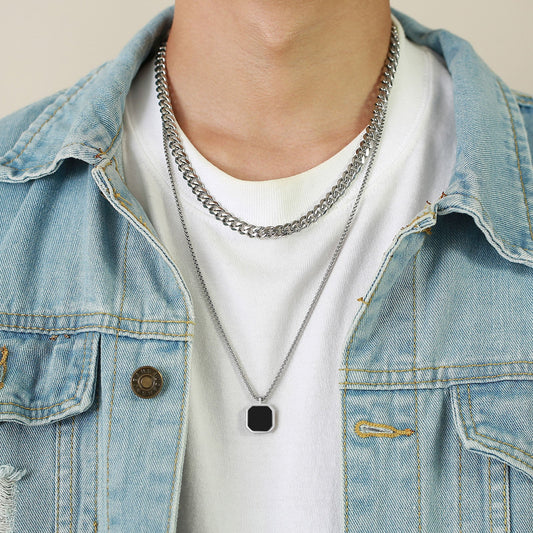 Vintage Fashion Cool Cuban Box Chain