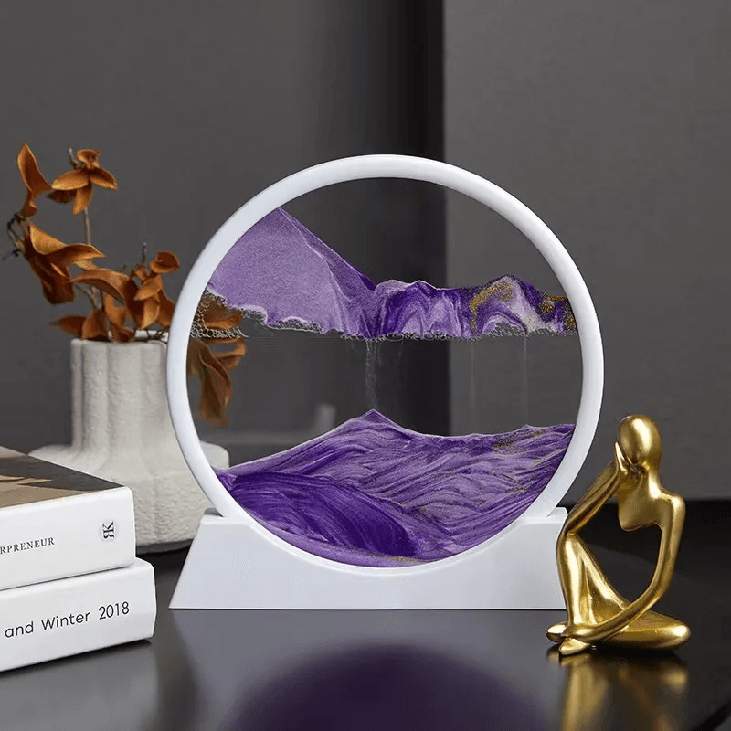 3D Color Quicksand Décor Moving Sand Lamp