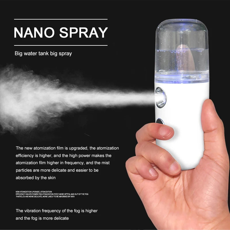 USB Rechargeable Facial Nebulizer Steamer