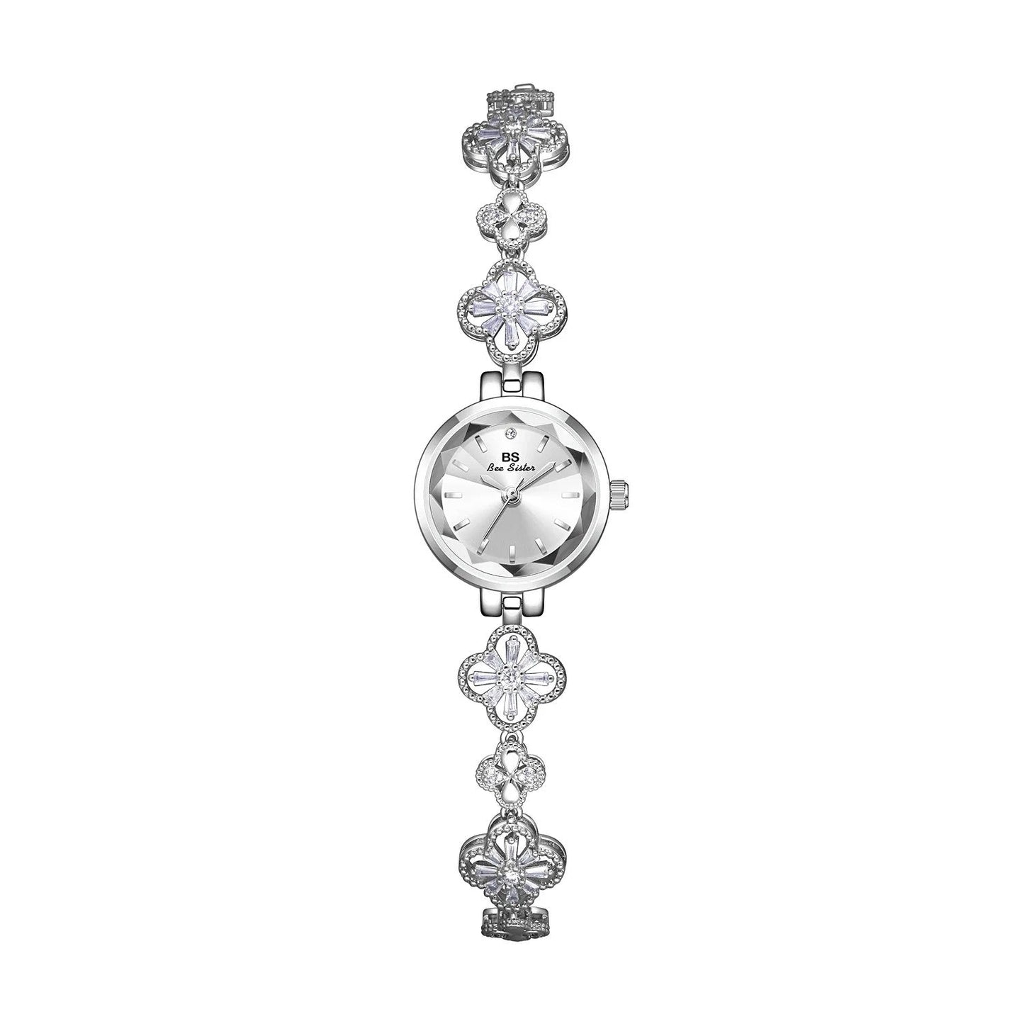 Women Luxury Diamond Shape Wristwatch