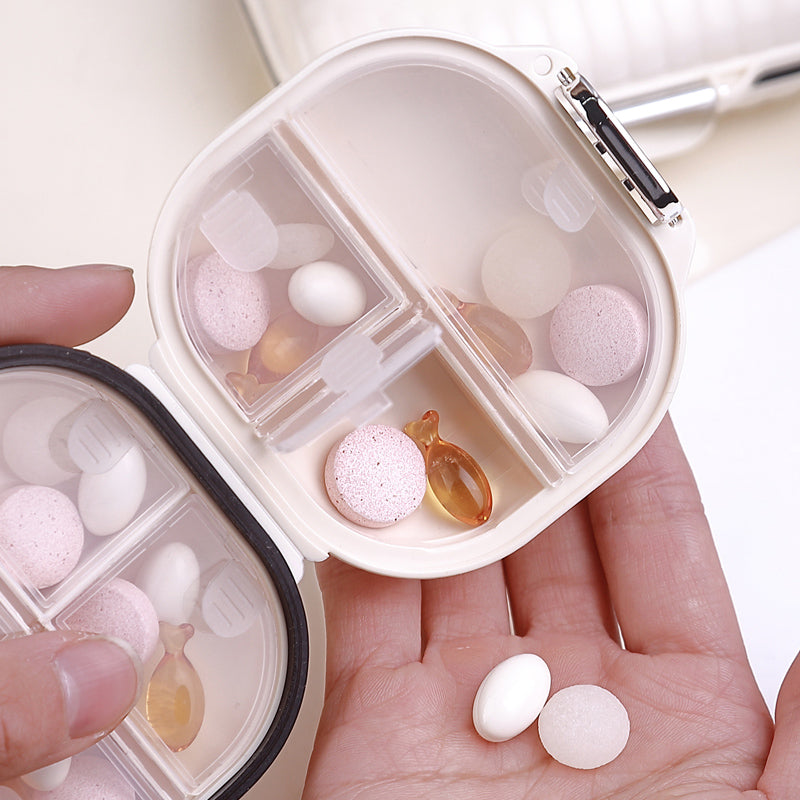 Portable Medicine Pill Organizer Box