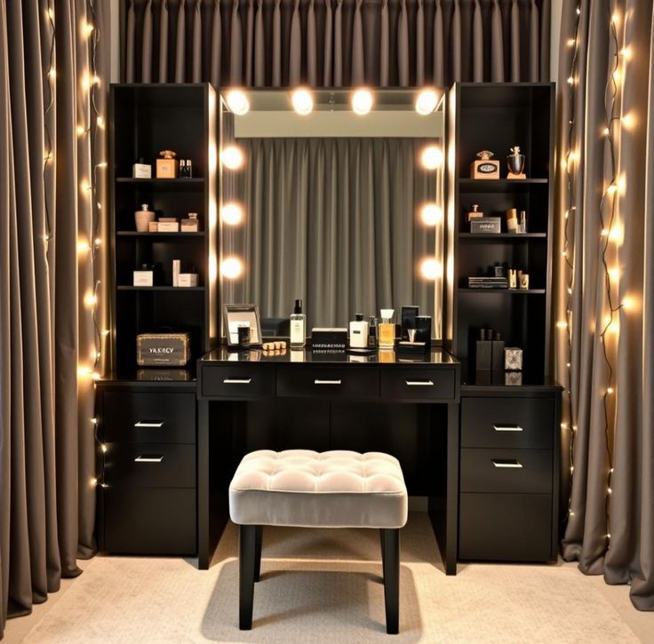 Vanity Light LED Bulbs for Makeup Mirror – 10 Bulb Set with 3 Light Modes & Adjustable Brightness | Hollywood Style Mirror Lights