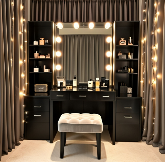 Vanity Light LED Bulbs for Makeup Mirror – 10 Bulb Set with 3 Light Modes & Adjustable Brightness | Hollywood Style Mirror Lights