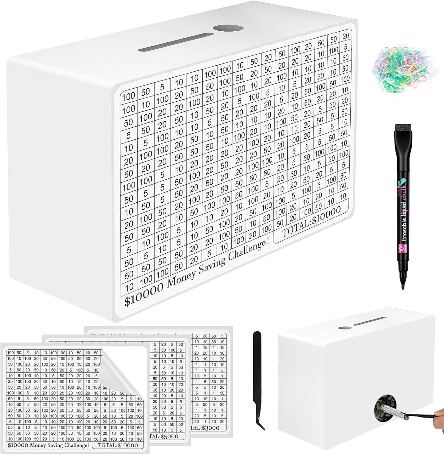 Money Box with Counting Target