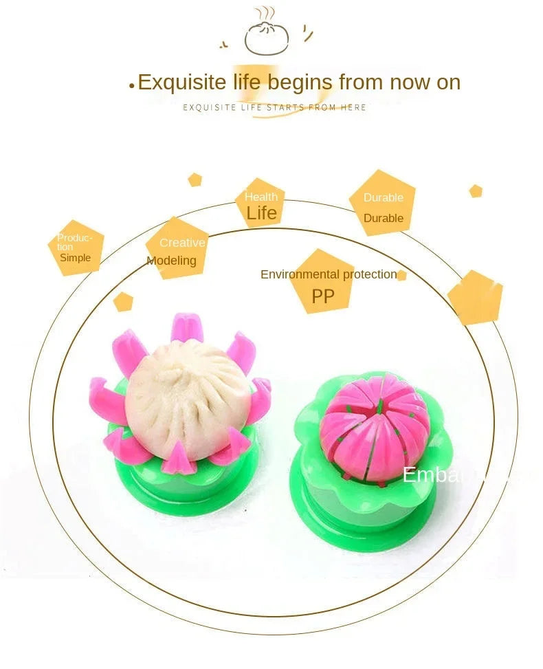 DIY Steamed Stuffed Bun Pastry Pie Maker Mold