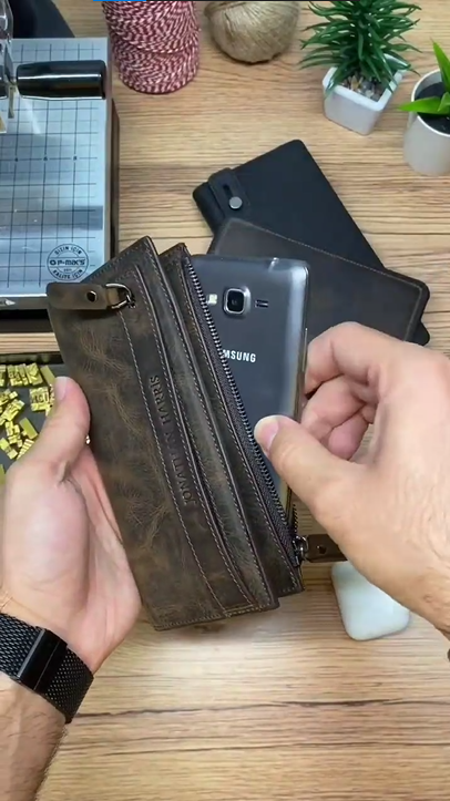 Men and Women Genuine Leather Wallet