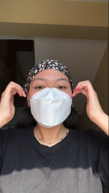 Premium silk helmet headband