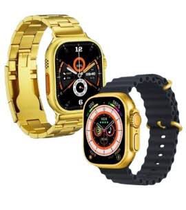 I20 Ultra Max Suit (10 in 1) Smart Watch + Earbuds Master Copy with 7 straps  (ALLOW TO OPEN)