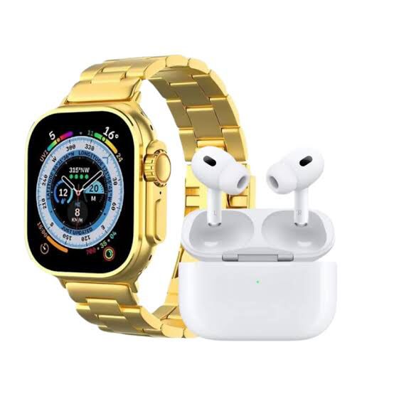 I20 Ultra Max Suit (10 in 1) Smart Watch + Earbuds Master Copy with 7 straps  (ALLOW TO OPEN)