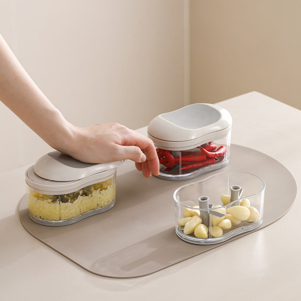 Manual Garlic Crusher Mixer Chopper