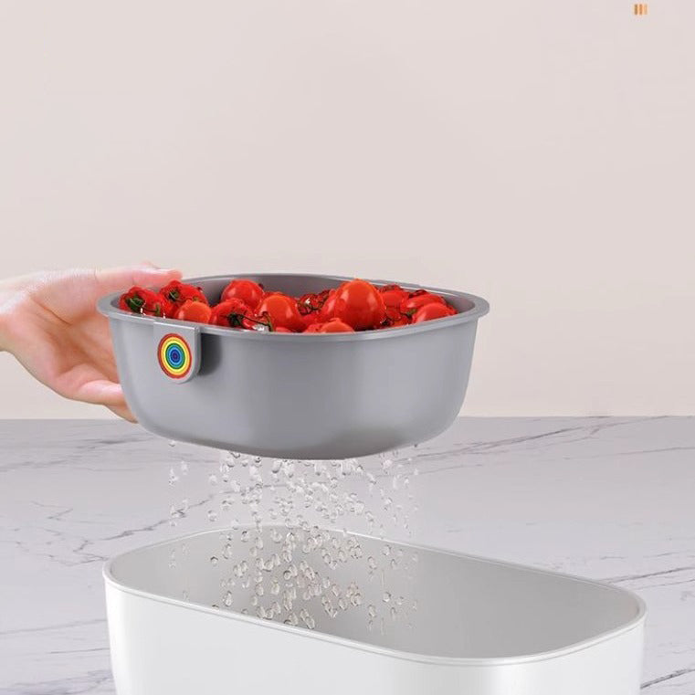 Double Layer Thick Living Room Storage Basket